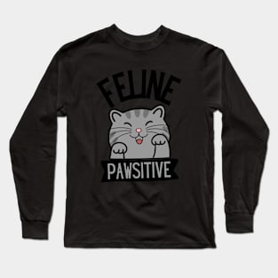 Funny Cat Pun Long Sleeve T-Shirt